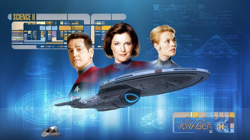 Star Trek Voyager promotional art