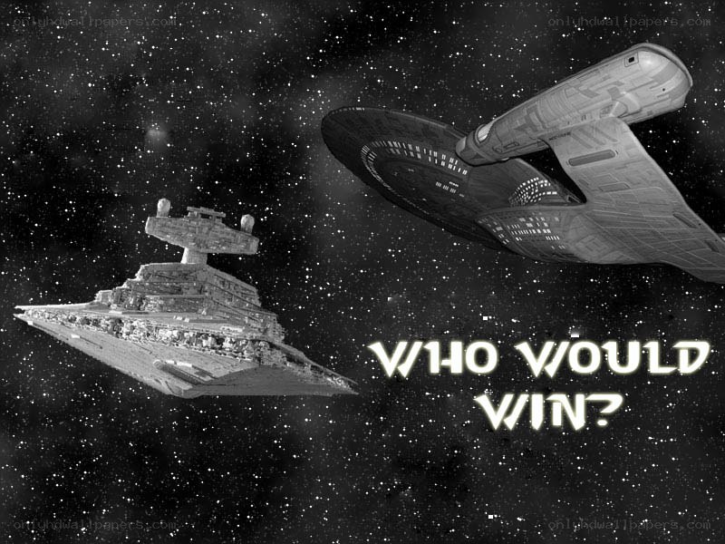Star Trek vs Star Wars ships