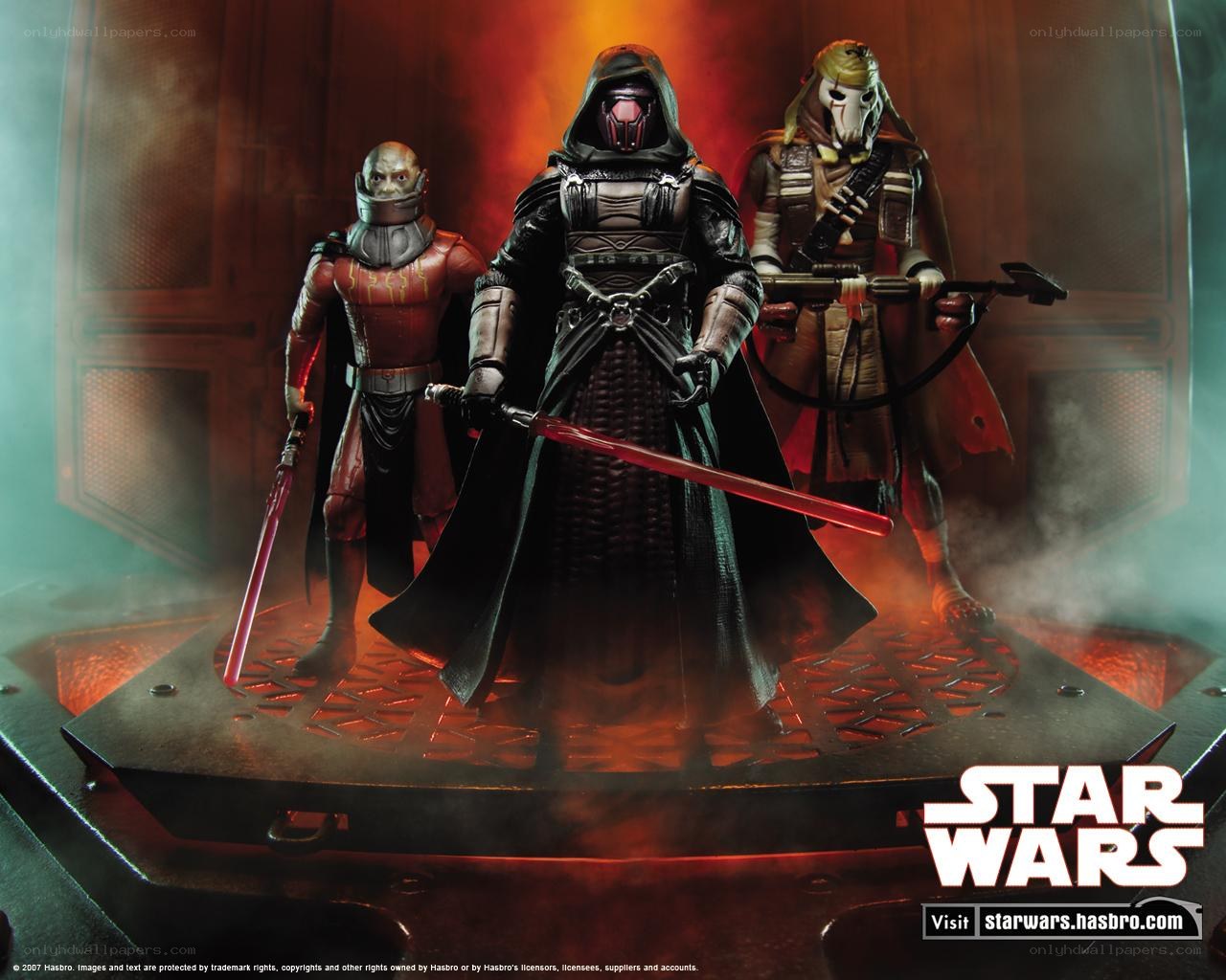 Star Wars action figures display