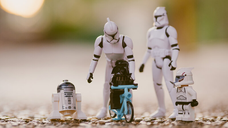Star Wars Action Figures — White