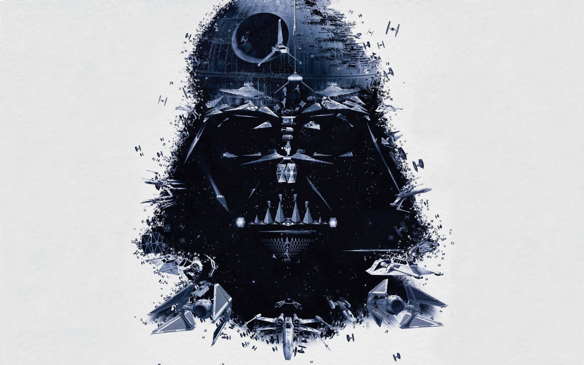 Star Wars art with Darth Vader