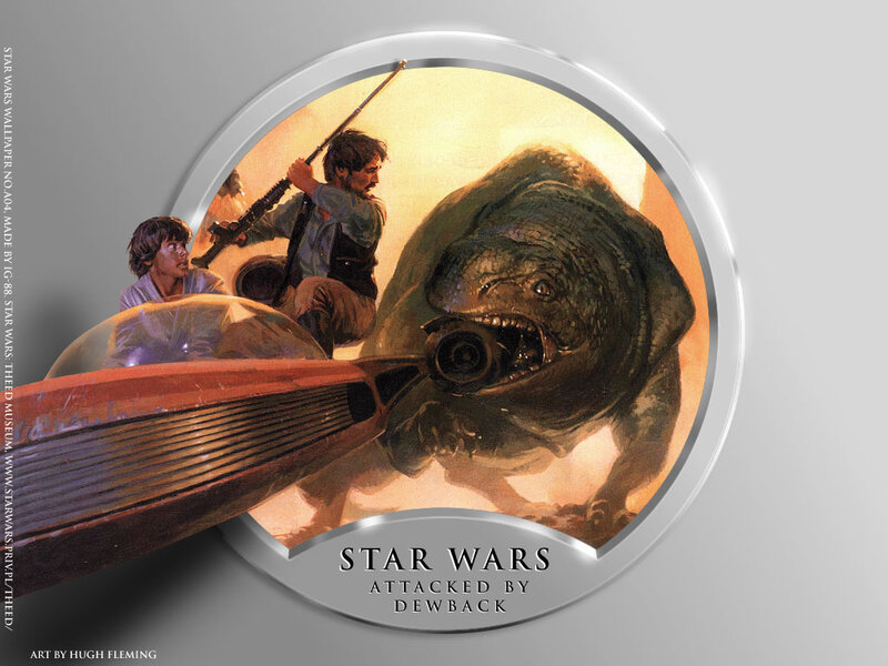 Star Wars attacked by Dewback