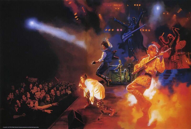 Star Wars Band on Stage — Orange