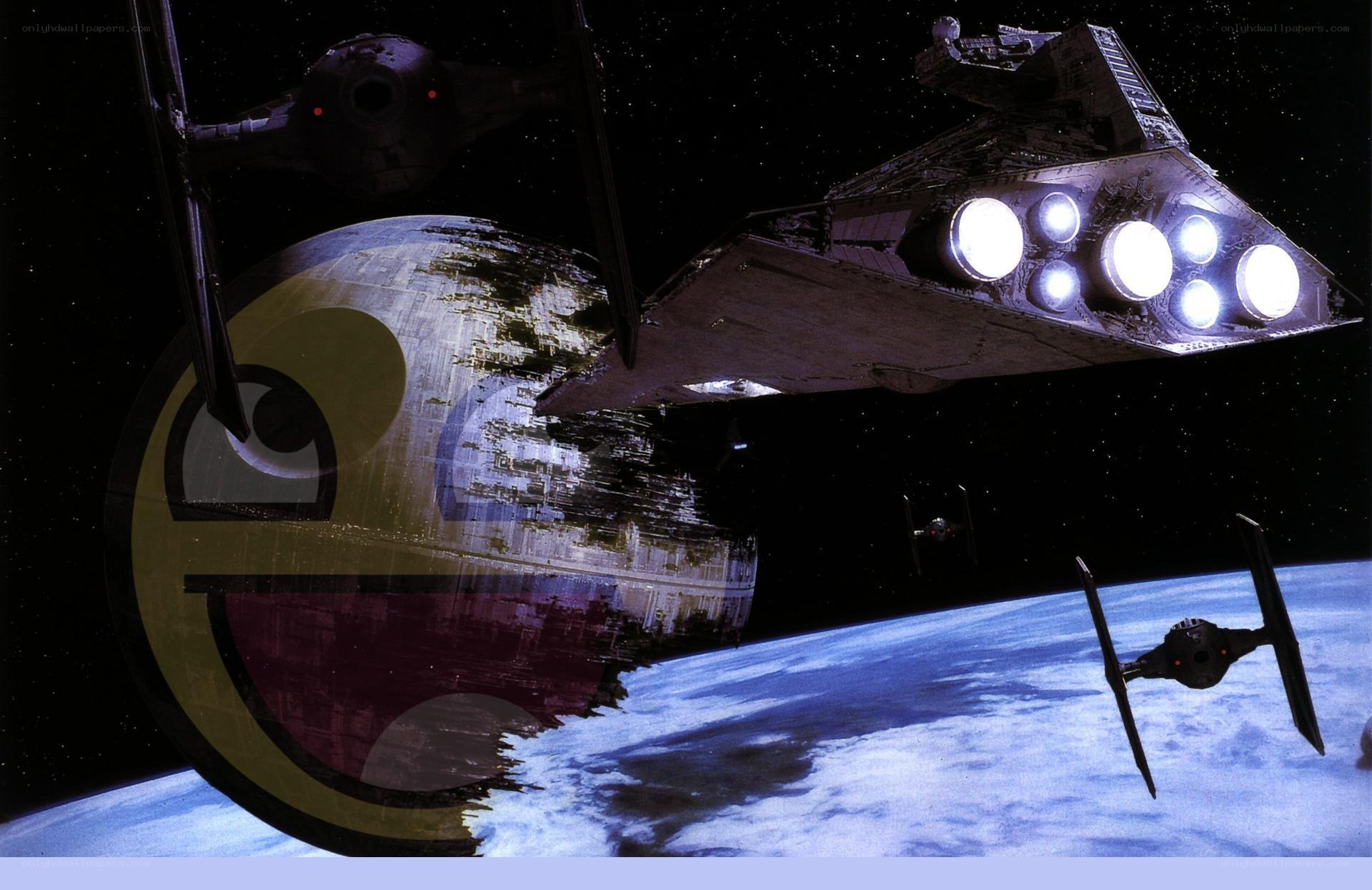 Star Wars battle scene