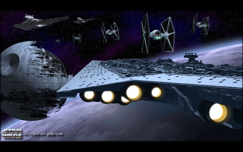 Star Wars Battle Scene — Purple
