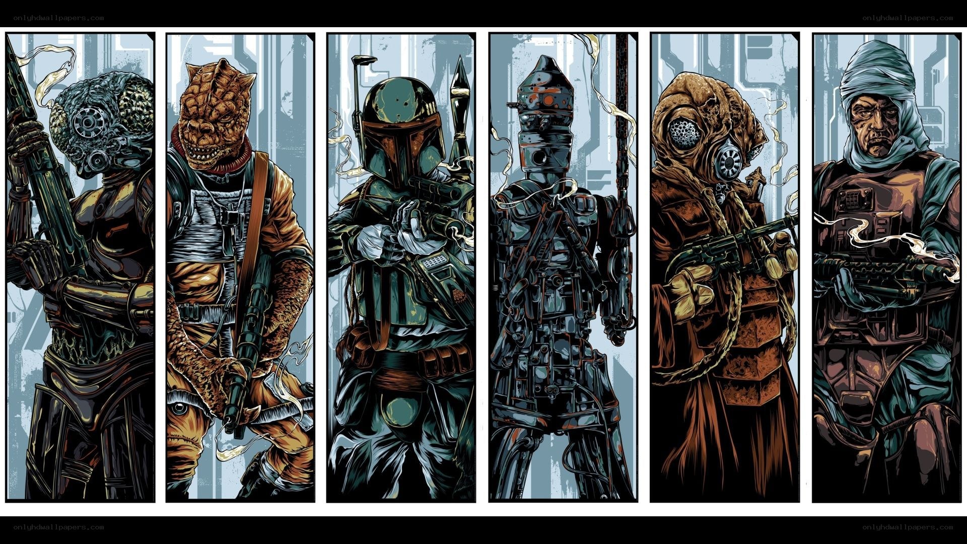 Star Wars bounty hunters