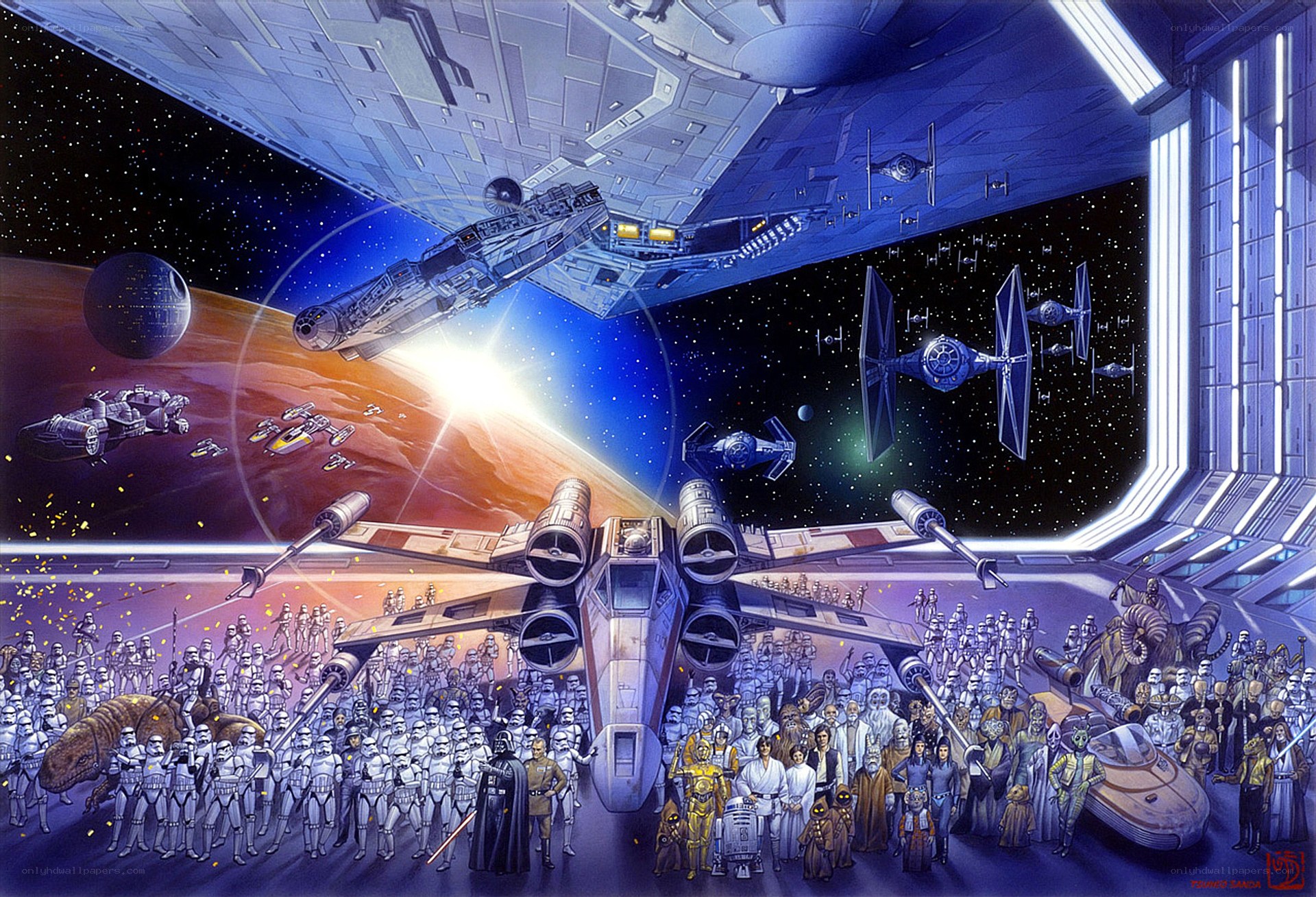 Star Wars character assembly