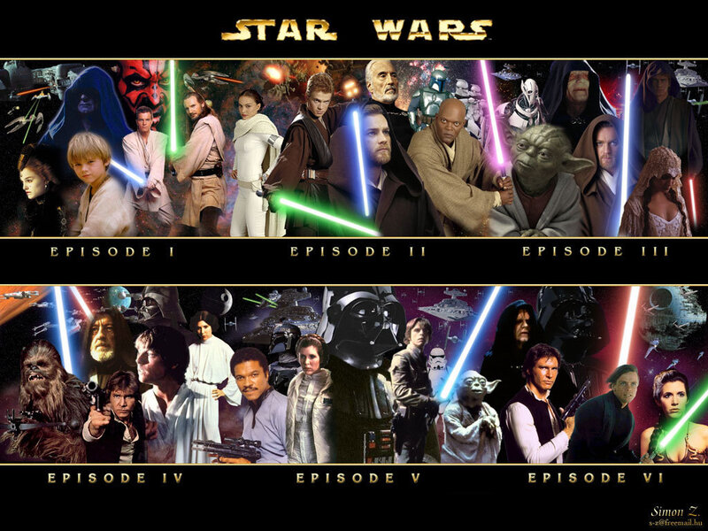 Star Wars character collage