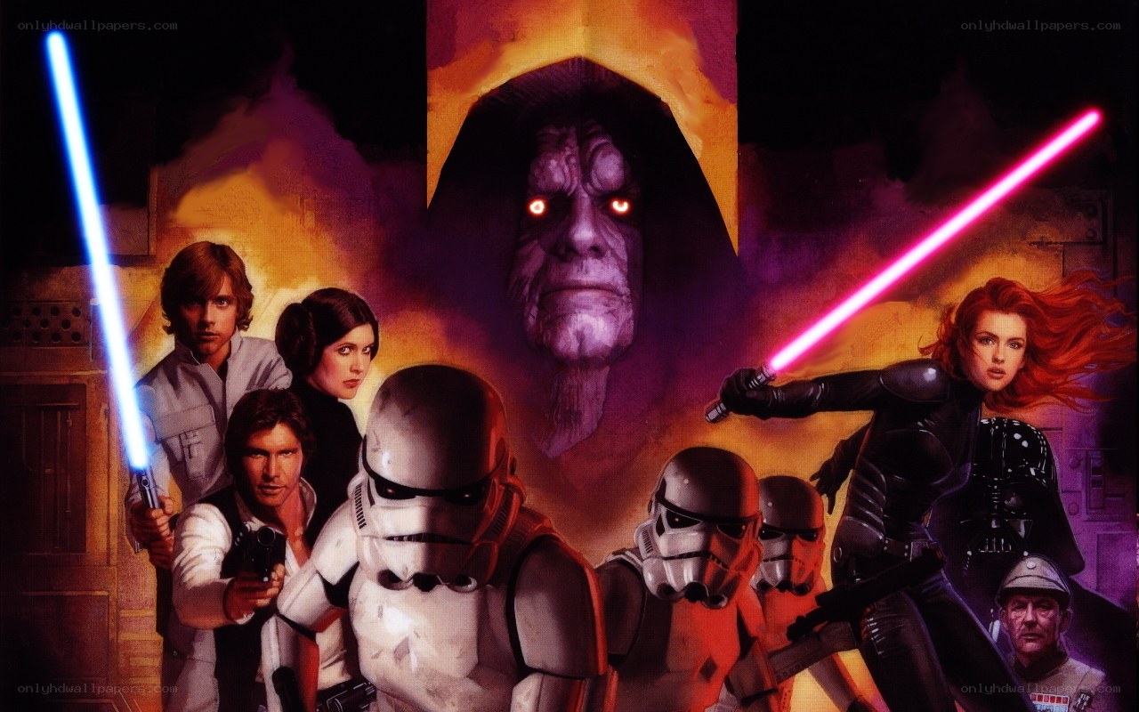 Star Wars characters and Darth Sidious