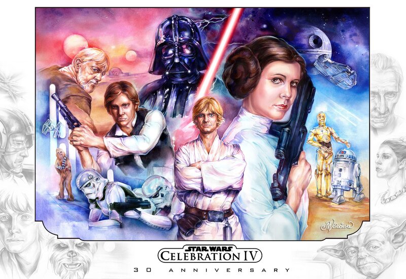 Star Wars Characters — Blue, Dramatic, Night
