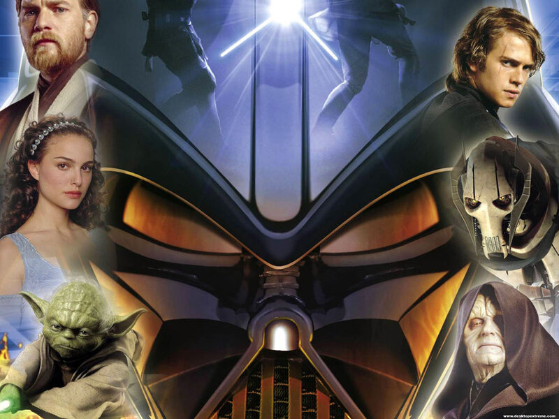 Star Wars Characters Collage — Blue