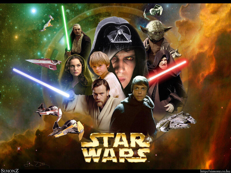 Star Wars Characters Collage — Green