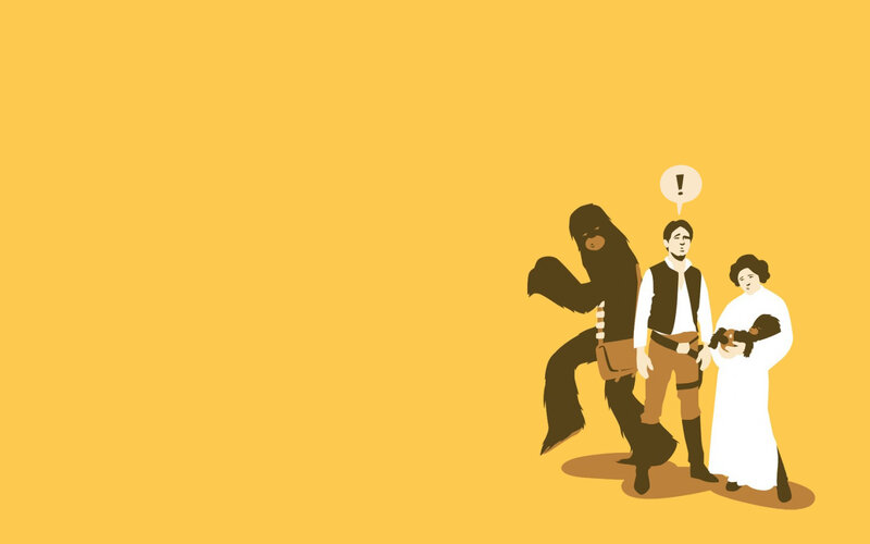 Star Wars characters illustration