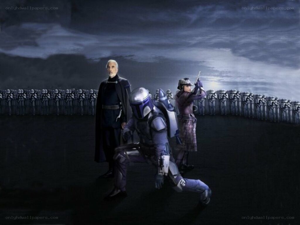 Star Wars characters in a standoff