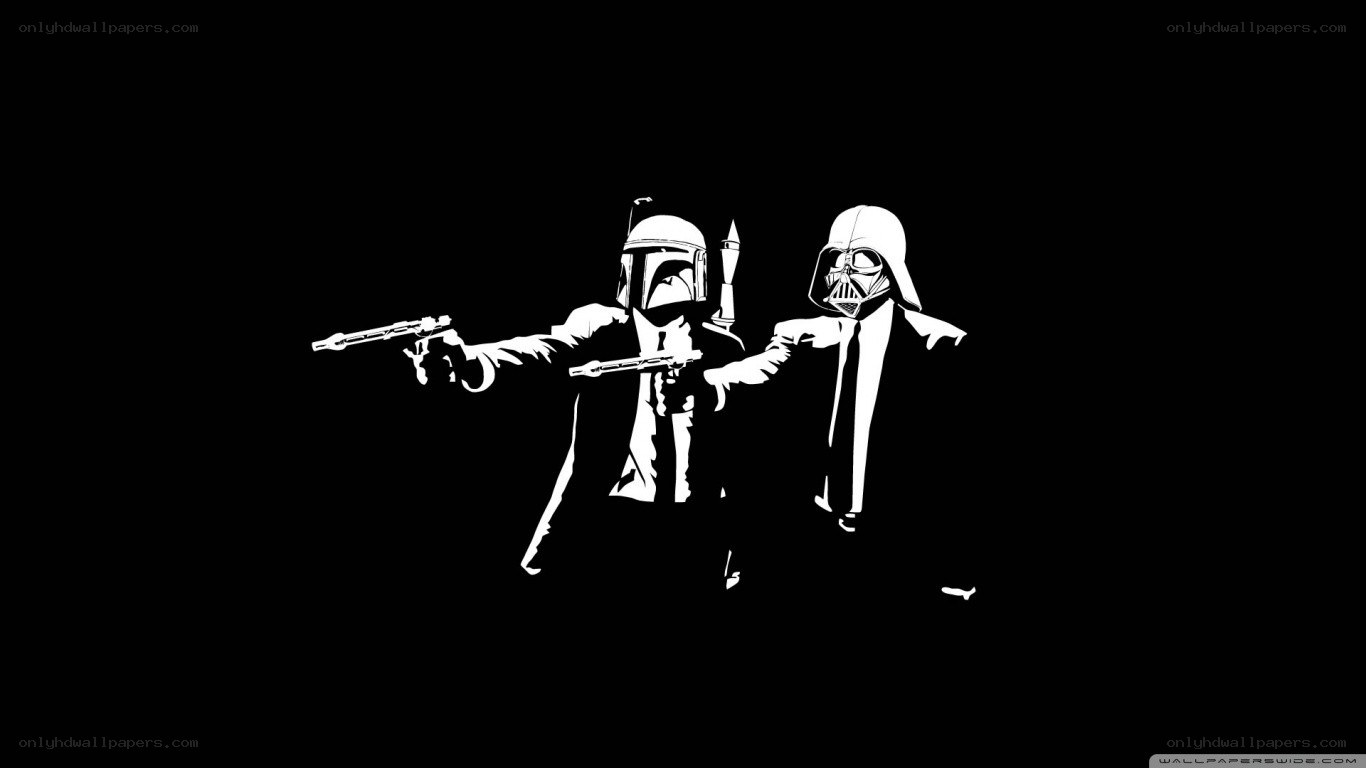 Star Wars characters in suits