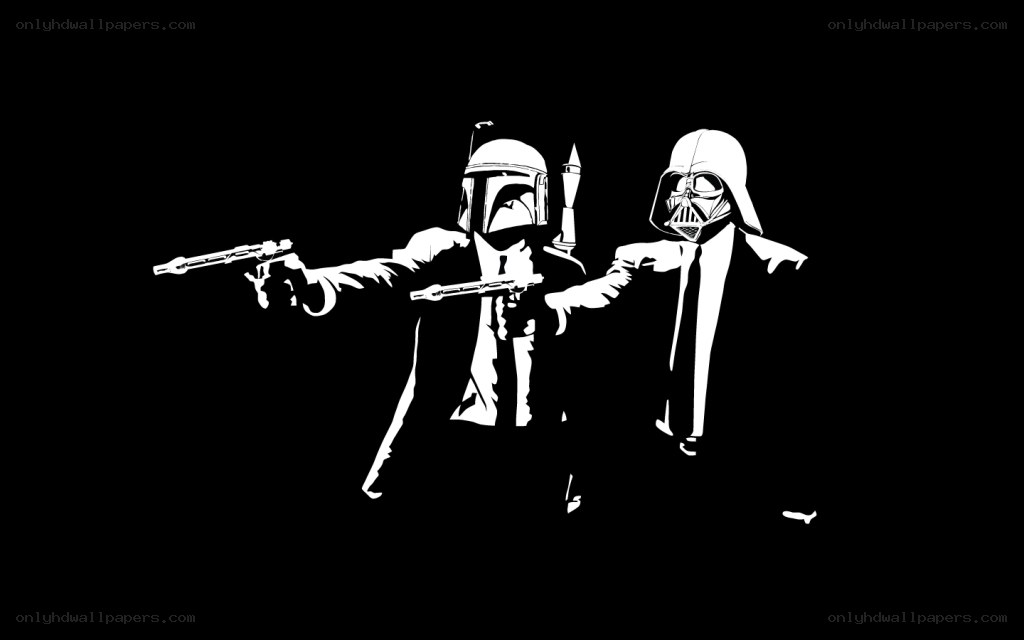 Star Wars characters in suits