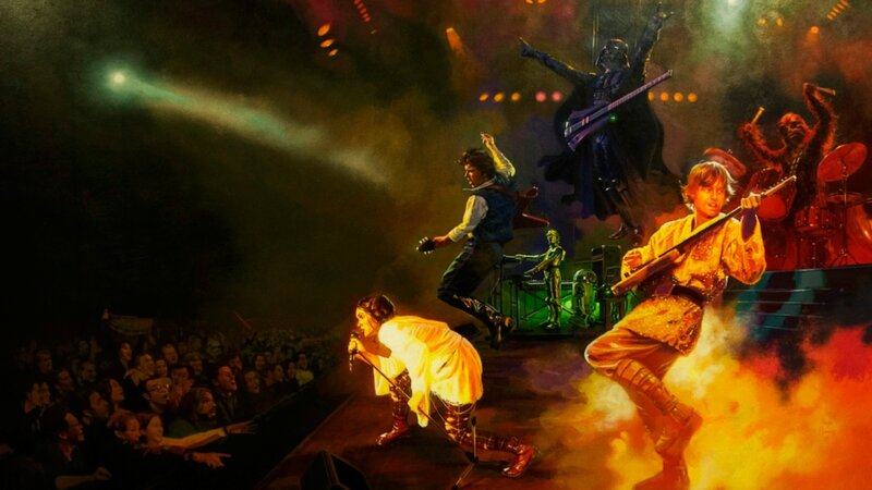 Star Wars Characters on Stage — Yellow