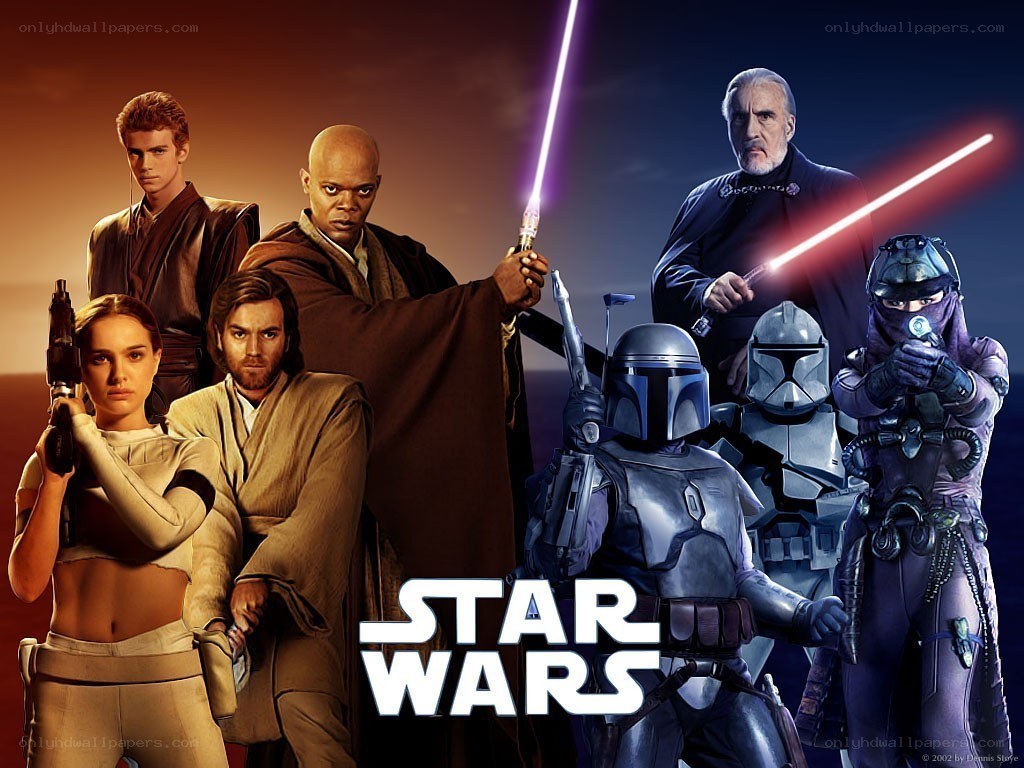 Star Wars characters poster