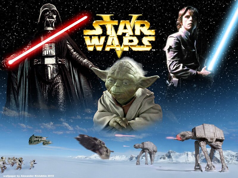 Star Wars collage wallpaper