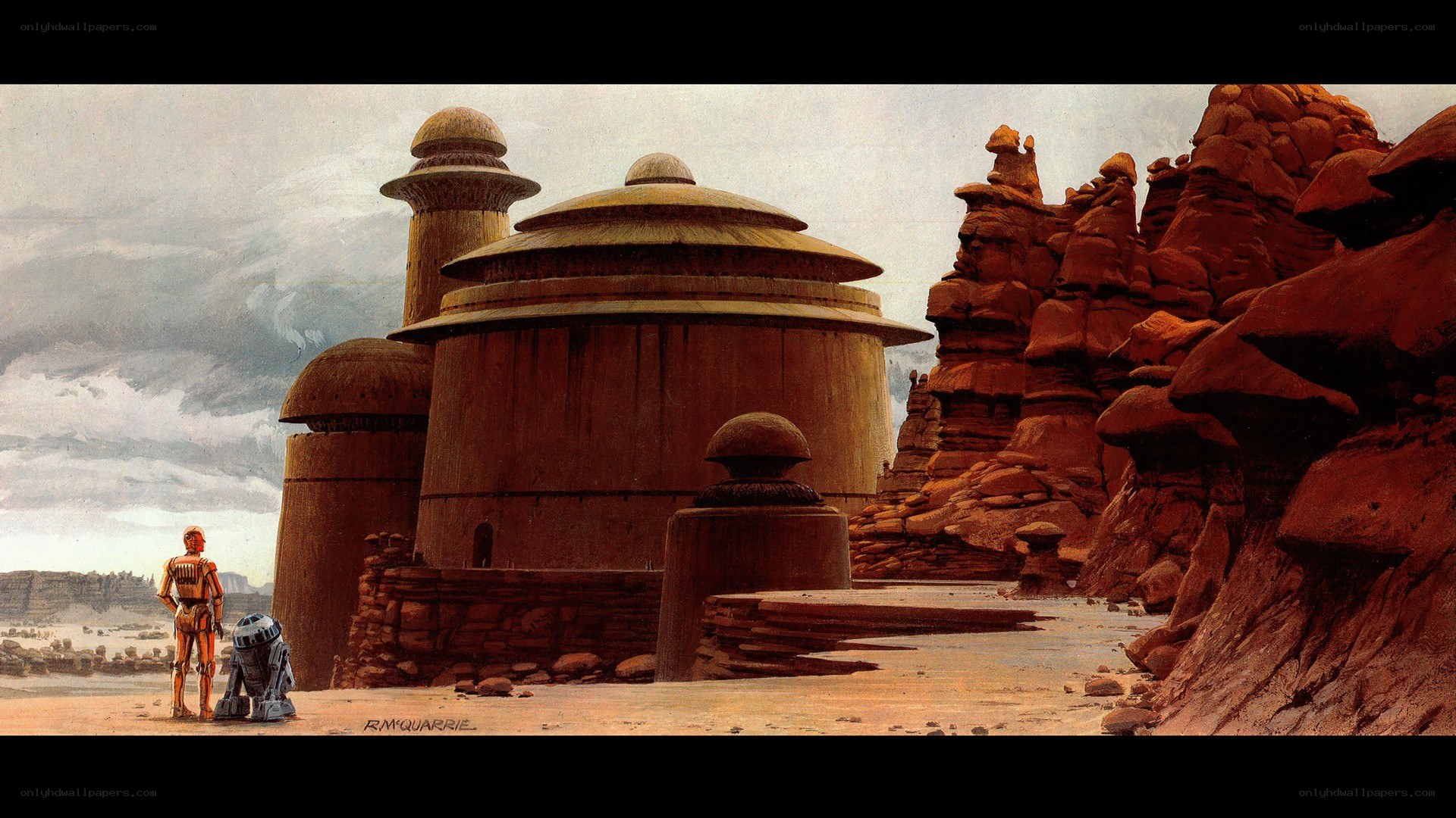 Star Wars concept art scene