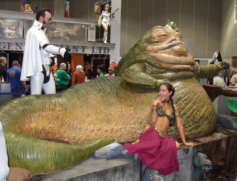 Star Wars cosplayers at convention