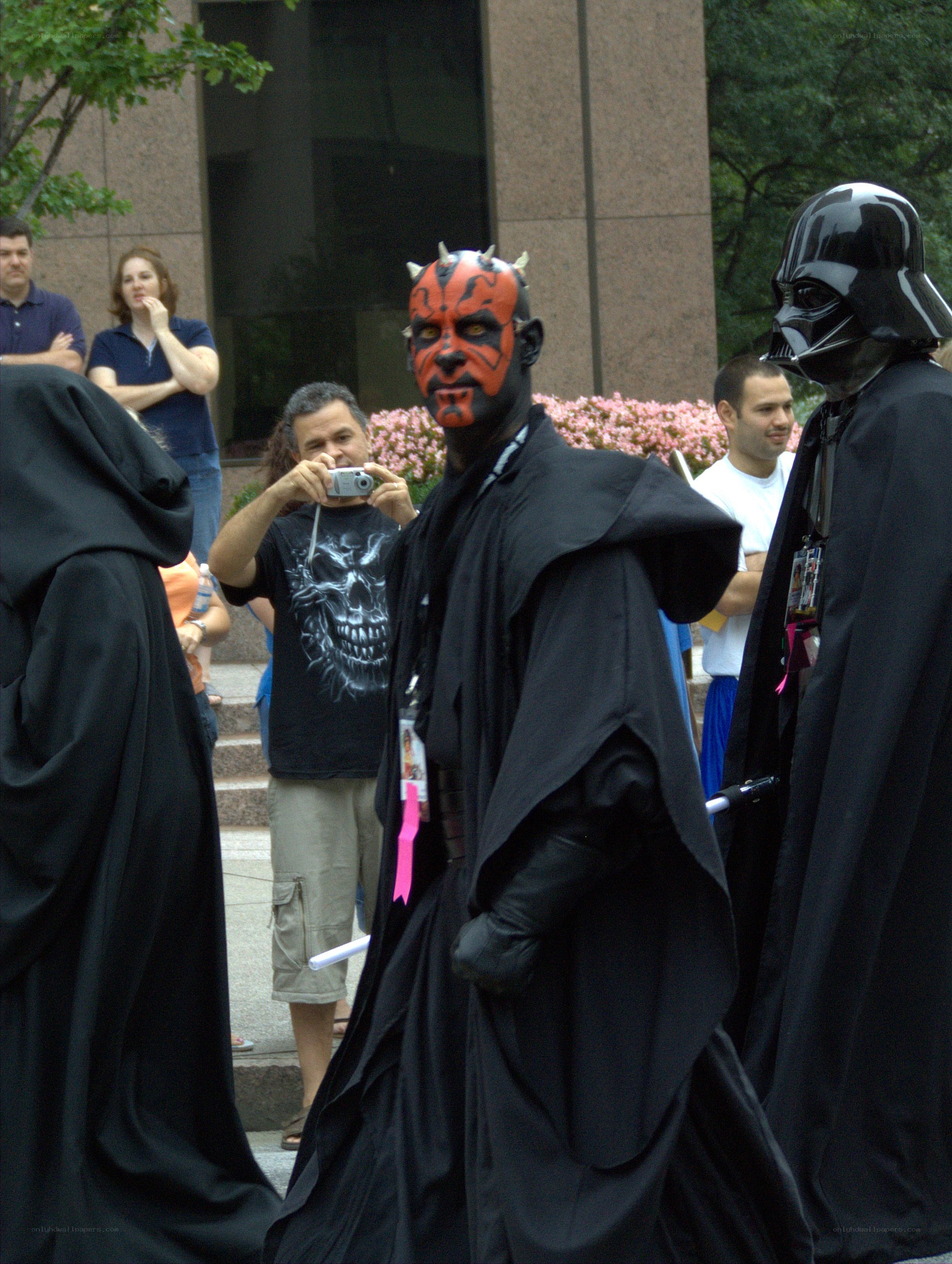 Star Wars cosplayers at event