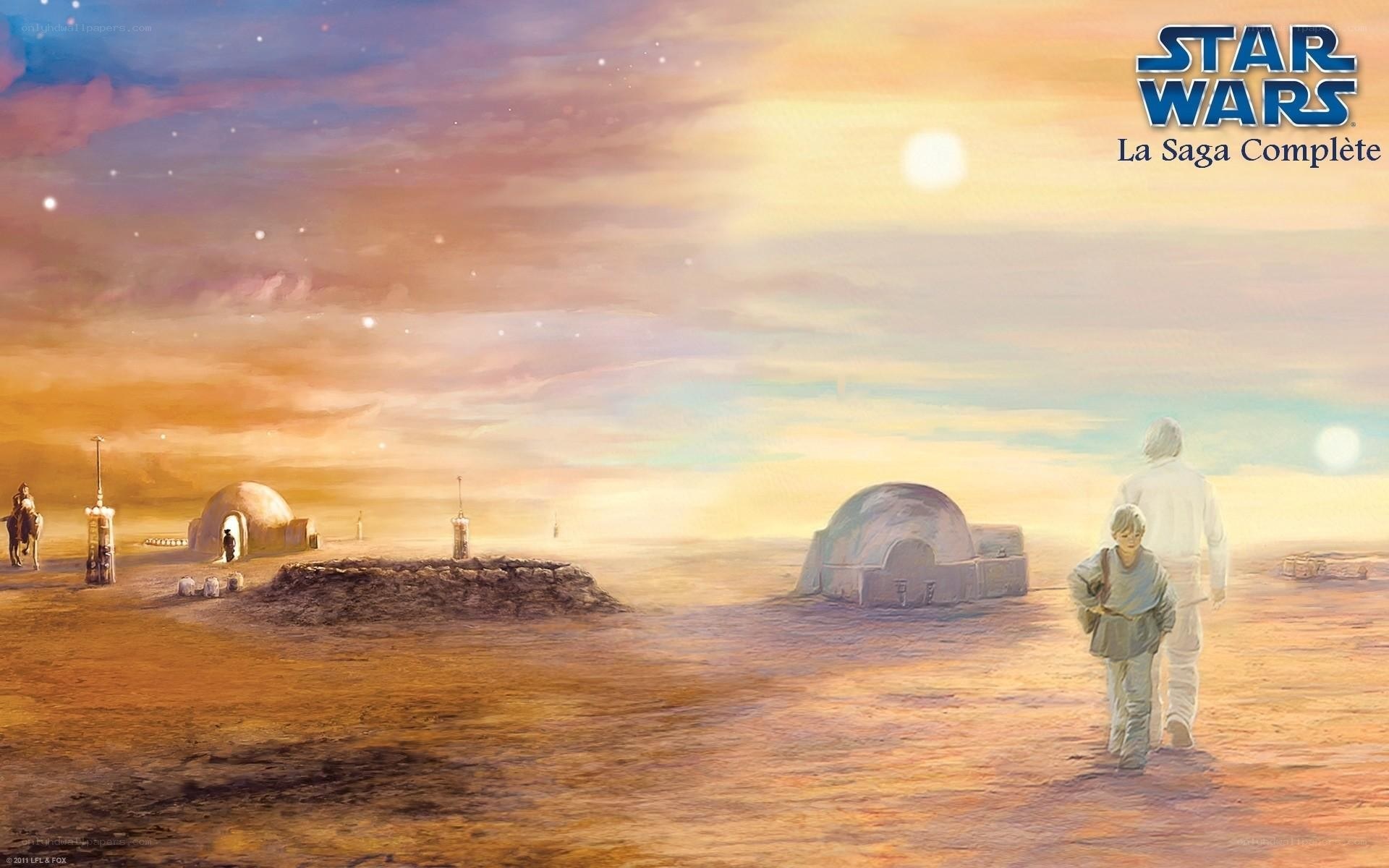 Star Wars desert scene