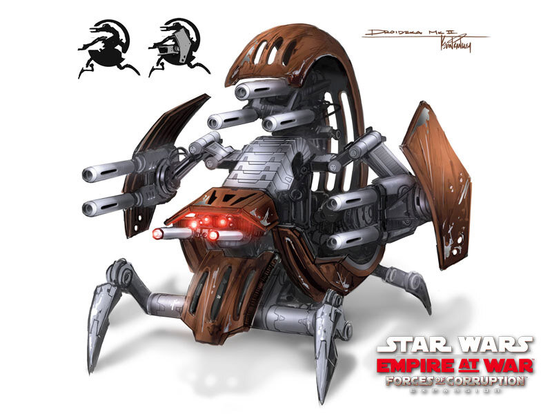 Star Wars droid concept art
