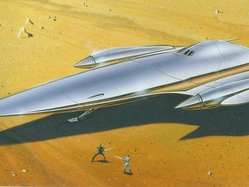 Star Wars duel on desert planet