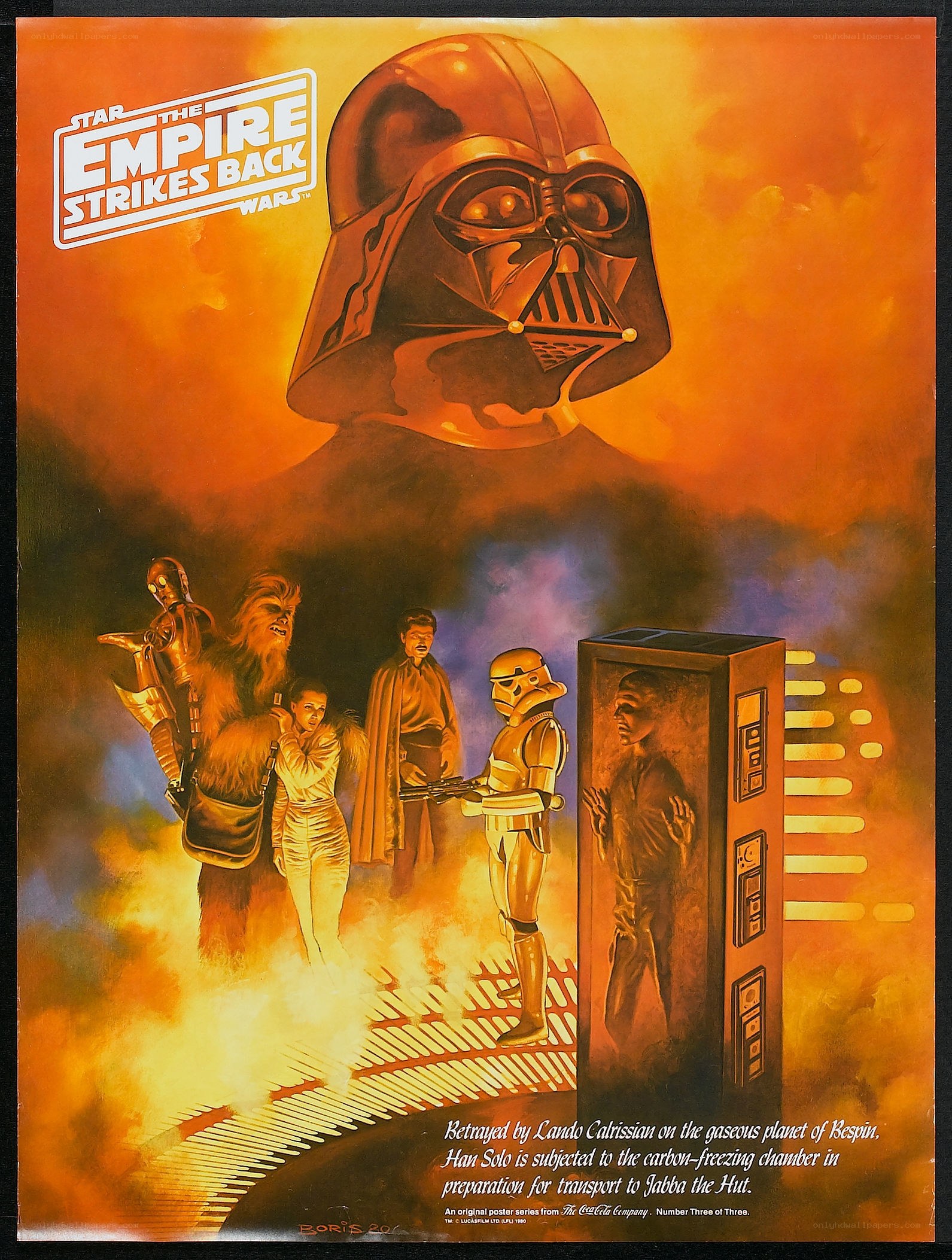 Star Wars Empire Strikes Back poster