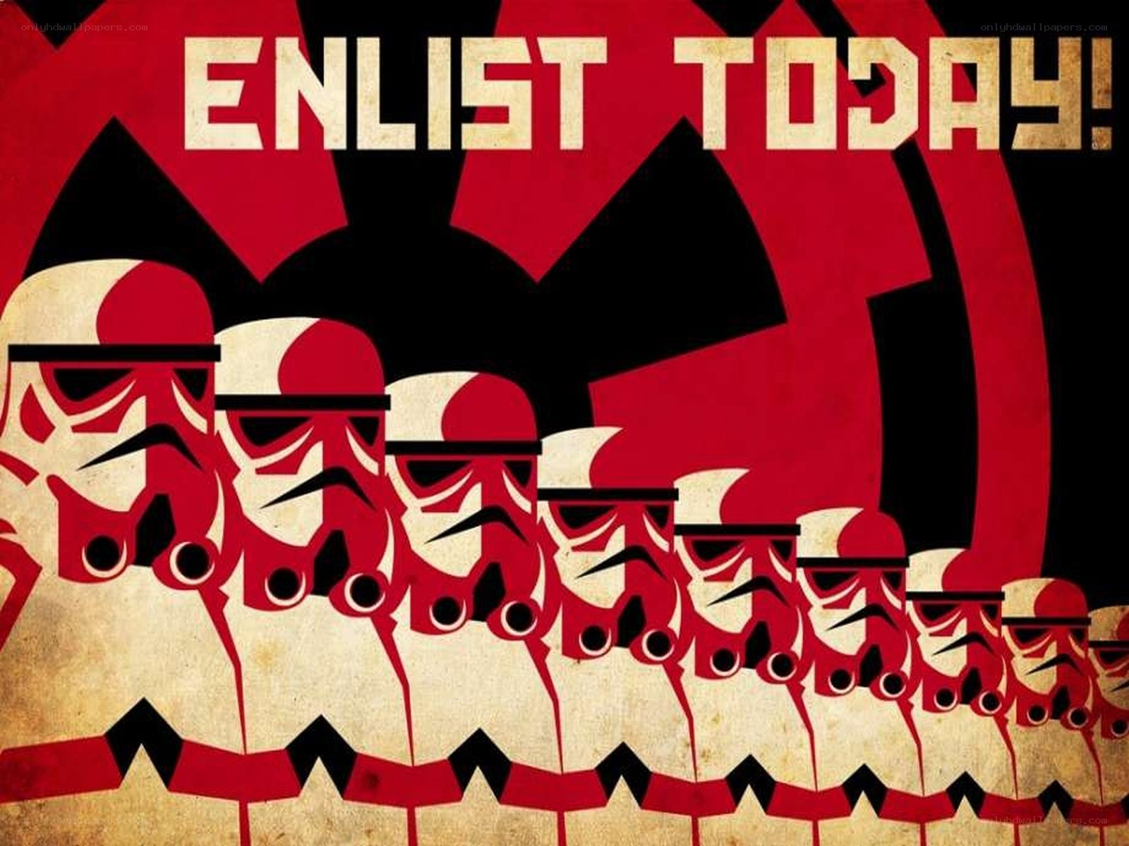Star Wars enlistment poster