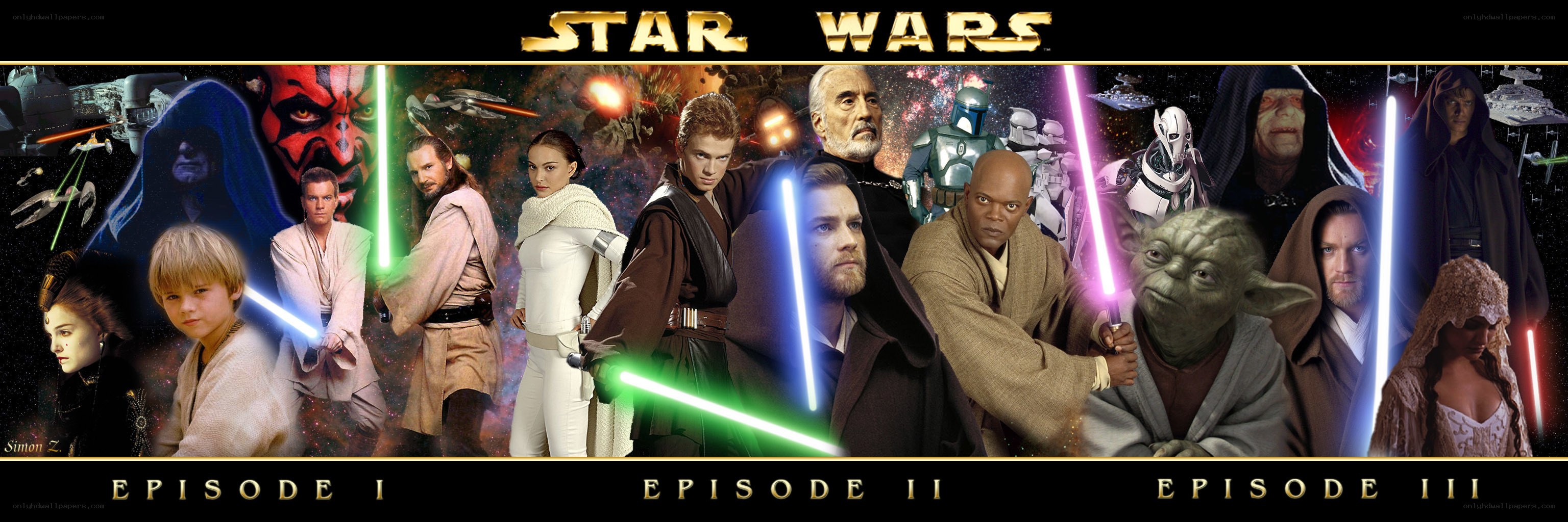 Star Wars Episode I-III characters