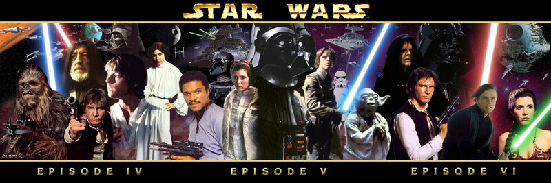 Star Wars Episode IV-VI collage