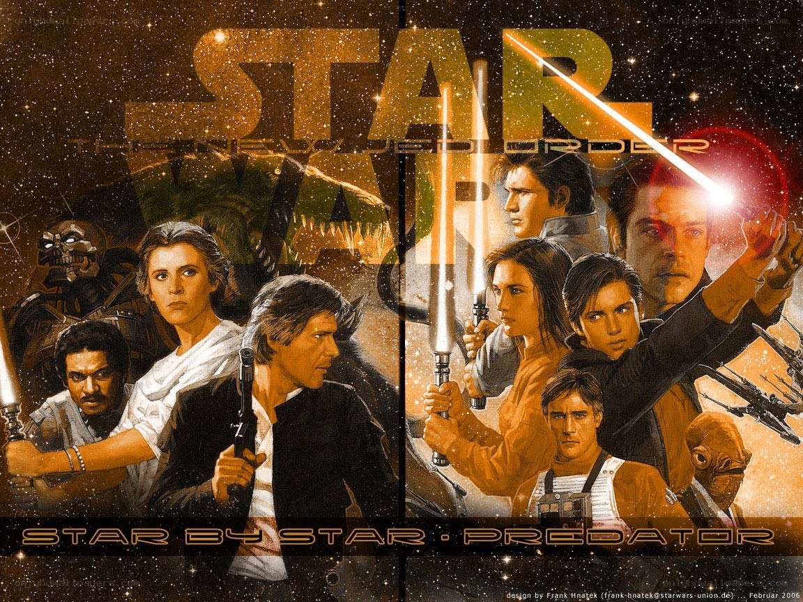 Star Wars fan art collage