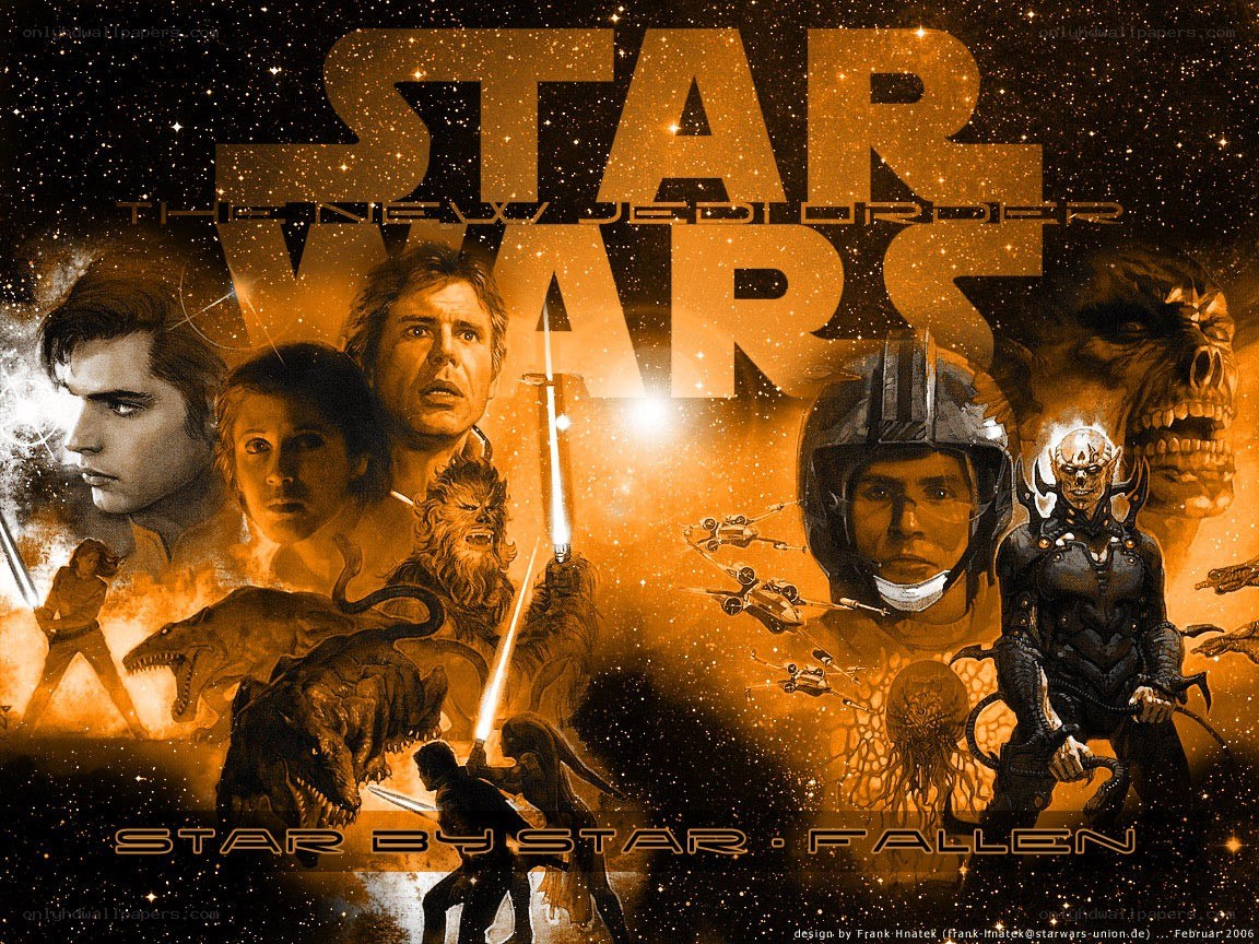 Star Wars fan art collage