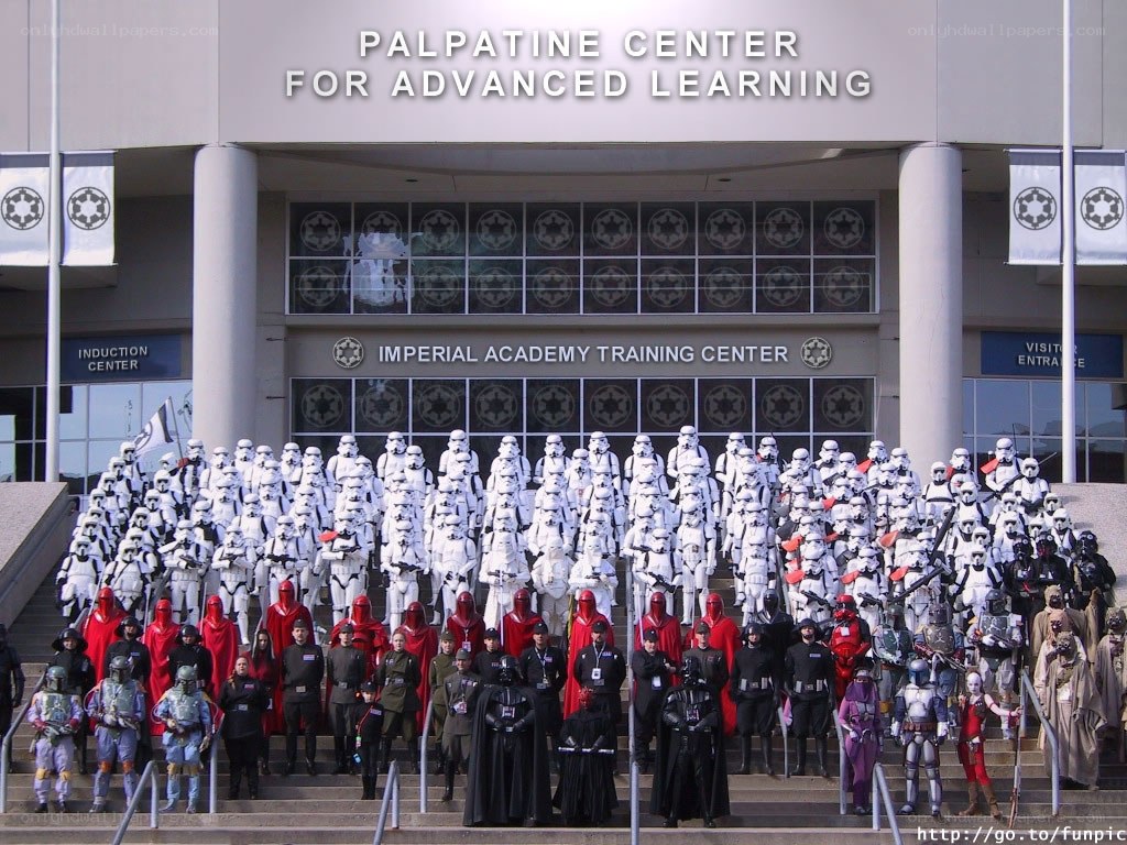 Star Wars fans at a convention
