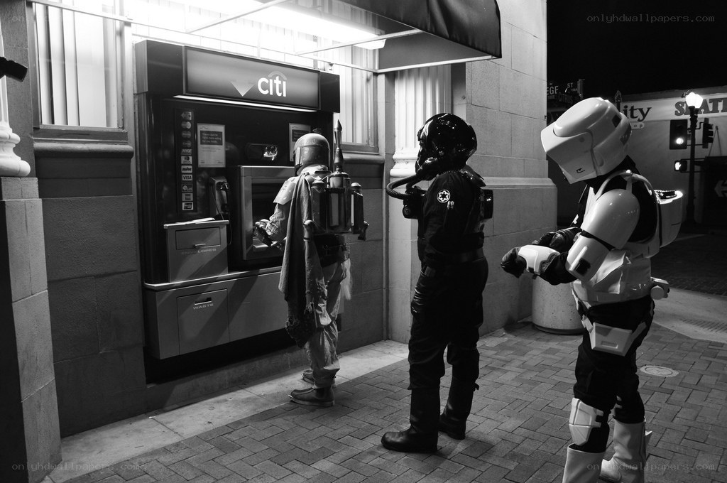 Star Wars fans at ATM