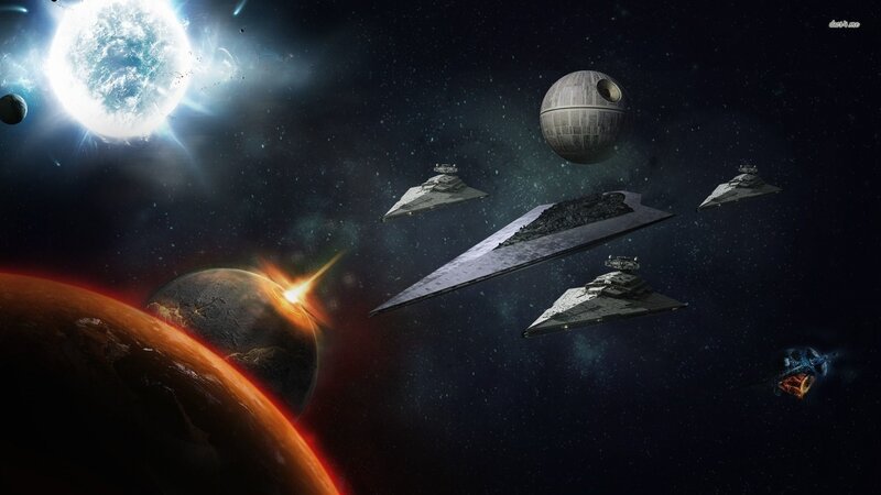 Star Wars Fleet in Space — Black