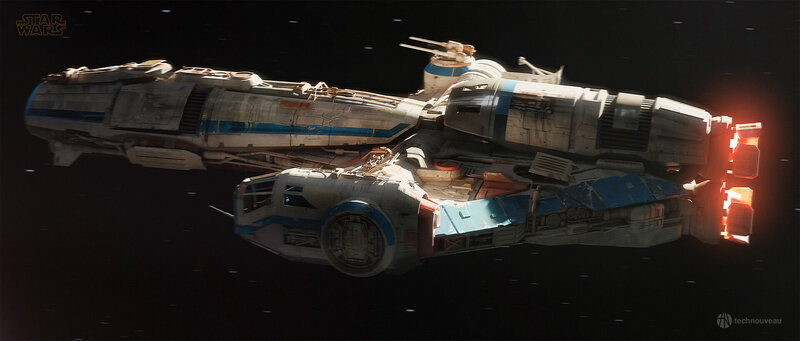 Star Wars Freighter Ship