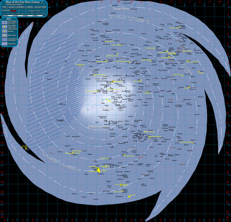 Star Wars Galaxy 2 Map