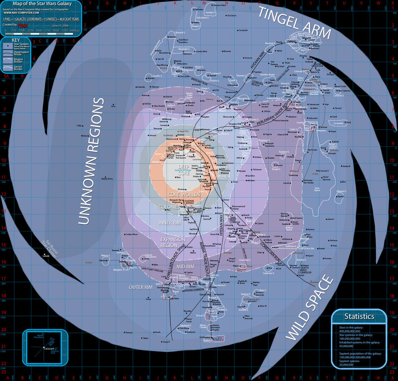 Star Wars Galaxy Map