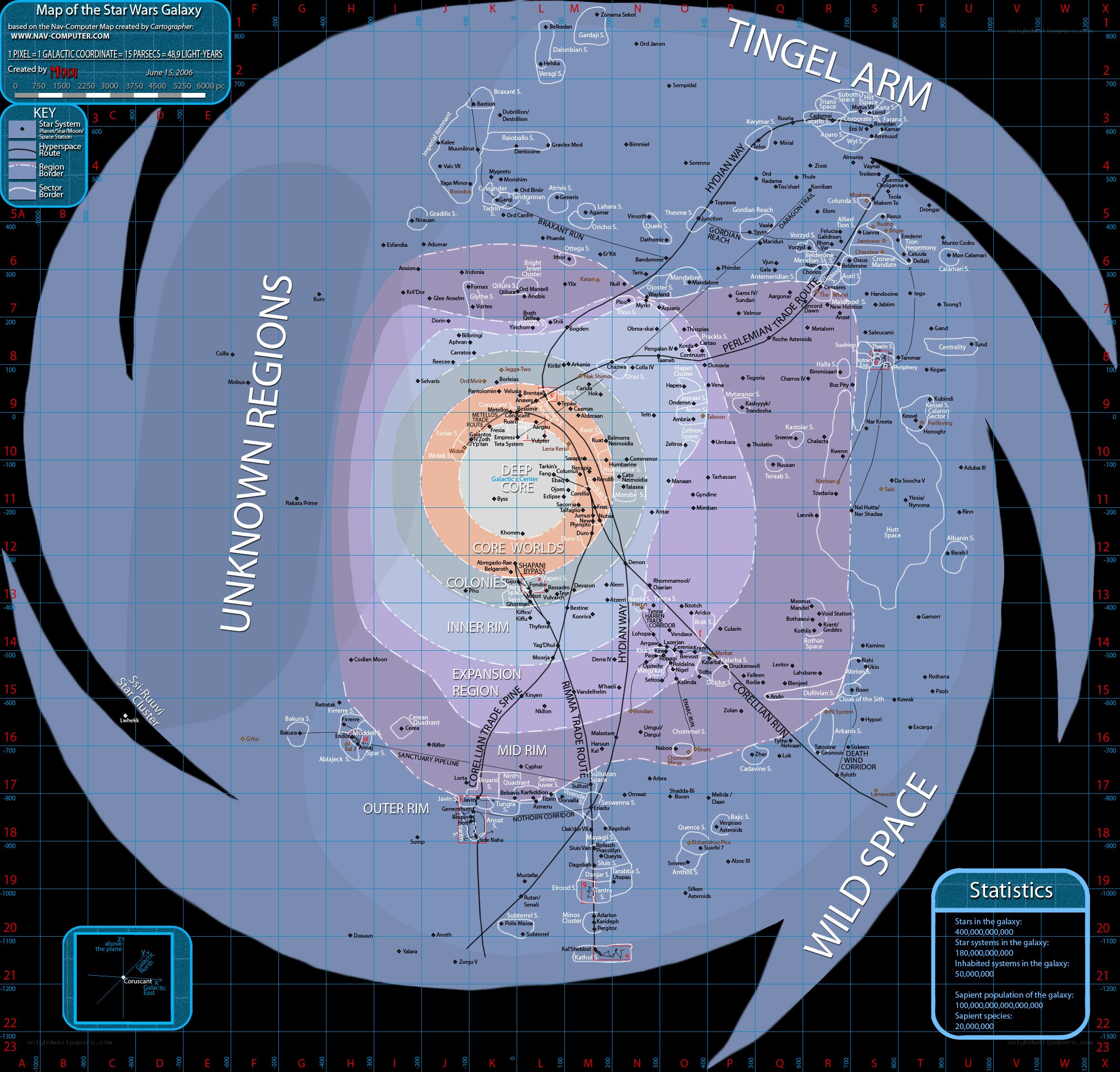 Star Wars Galaxy Map