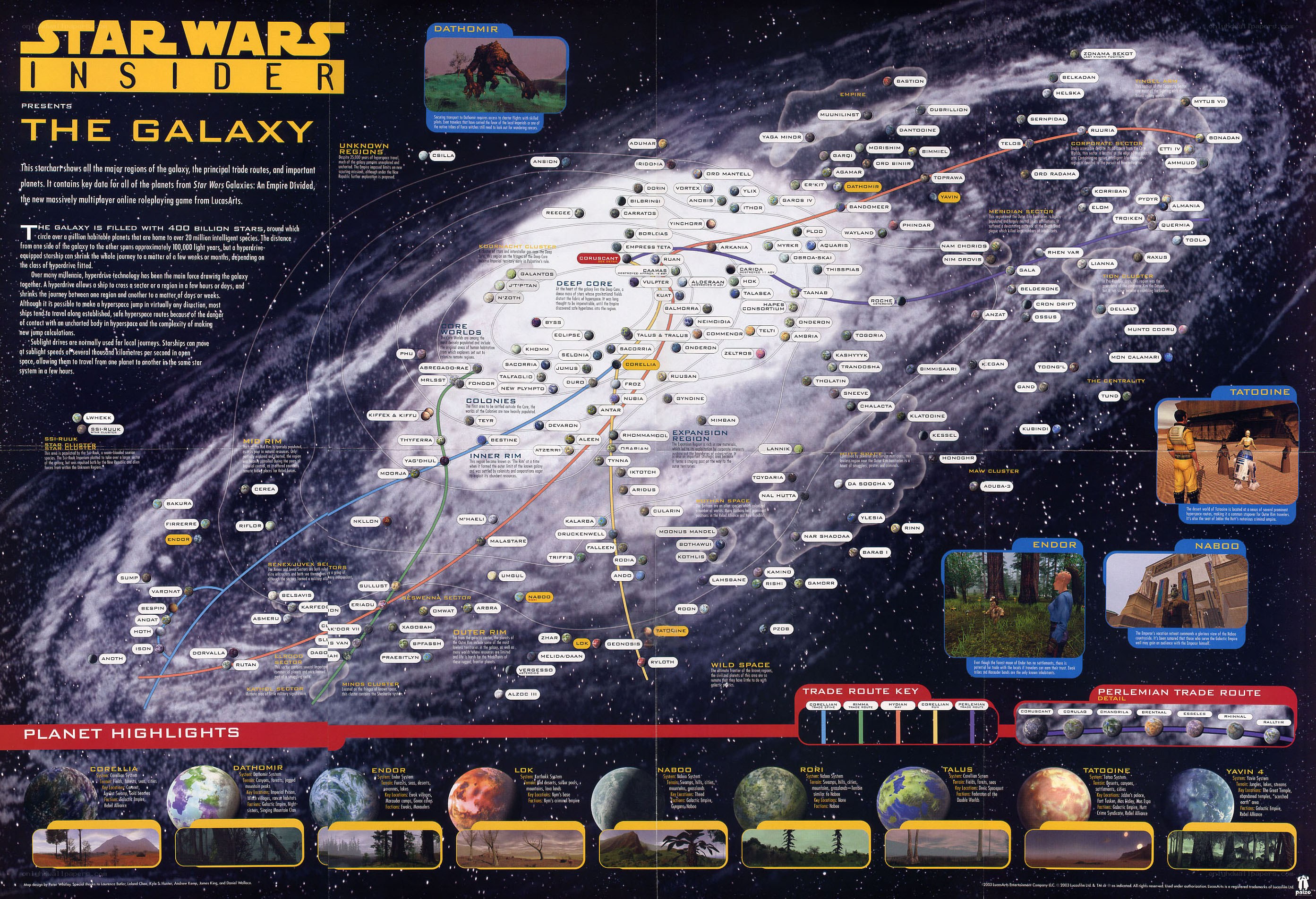 Star Wars Galaxy Map