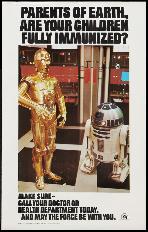 Star Wars immunization poster