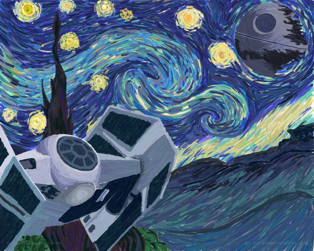 Star Wars in Starry Night