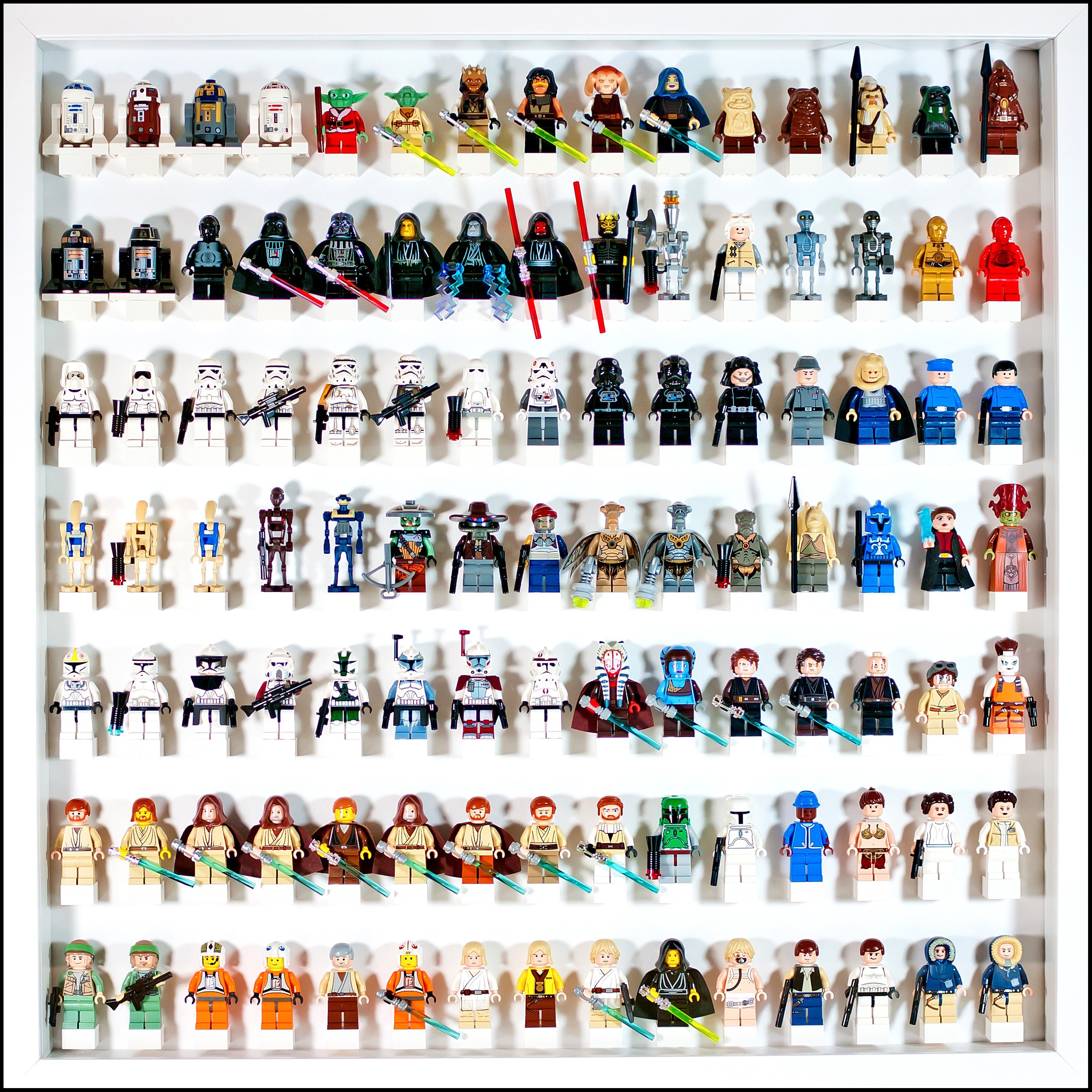 Star Wars Lego minifigure collection