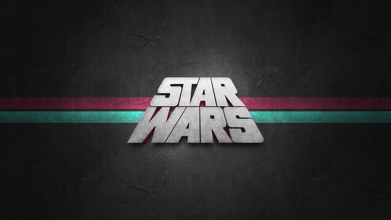 Star Wars Logo — Black, Dramatic, Digital Art, Text