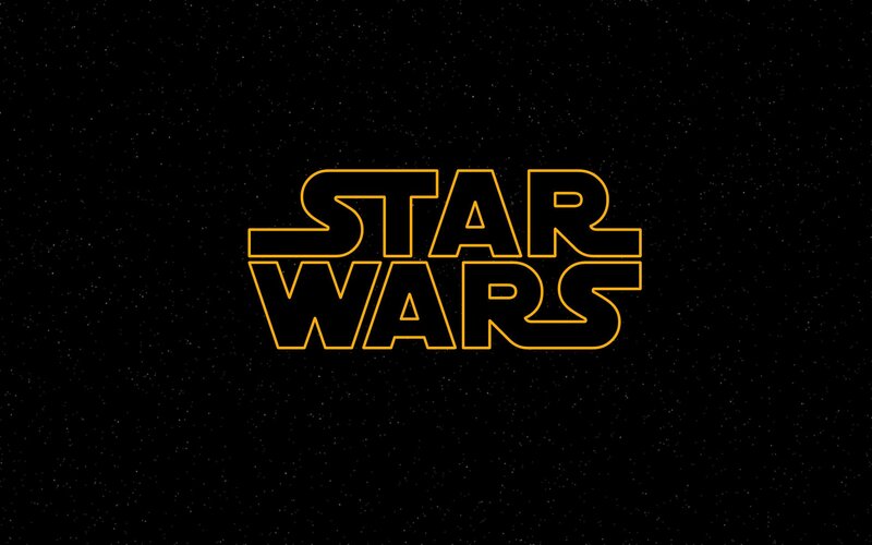 Star Wars Logo — Black, Dramatic, Night, Vector Art, Stars, Text