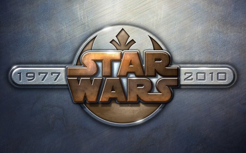 Star Wars Logo — Brown, Dramatic