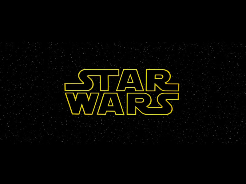 Star Wars logo on starfield